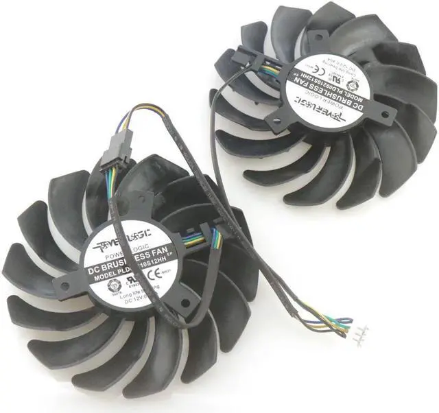Ventilateur De Refroidissement Pour Carte Graphique MSI RX 5600/5700 XT - Modèle PLD09210S12HH - 87mm