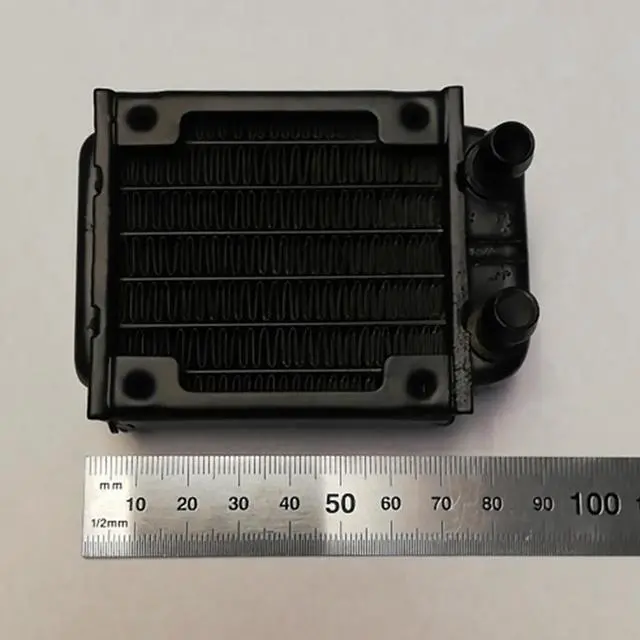 Alt view image 4 of 5 - PC Water Cooling Aluminum Radiator Multi-Channels 60mm for Computer LED Beauty Apparatus