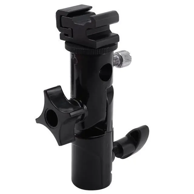 Alt view image 3 of 3 - 4Pack Camera Flash Speedlite Mount Swivel Light Stand Bracket With Umbrella Reflector Holder For Camera DSLR Nikon Canon