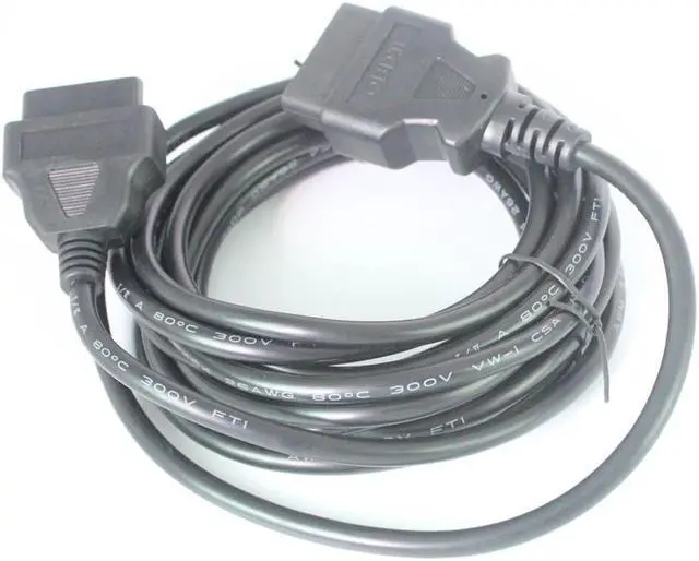 Alt view image 2 of 3 - Cables 5Meters OBD2 16PIN Male to Female Connector 16 PIN Male to Female 5m OBDII extension Cable Auto diagnostic tool