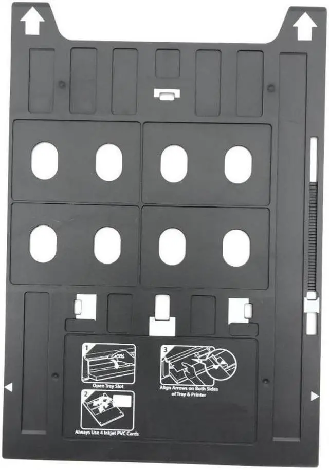 Alt view image 2 of 3 - 1PC Plastic Inkjet PVC ID Card Printing Tray for Epson 1400 1410 1430 1430W 1500W R800 R1800 R1900 R2000 R2880 R3000 P400 P600
