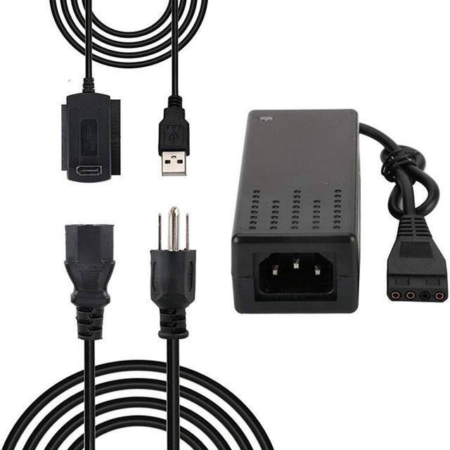 Alt view image 5 of 5 - SATA/PATA/IDE to USB 2.0 Adapter Converter Cable for Hard Drive Disk 2.5 inch 3.5 Hard Drive FE for Hard Drive EU Plug