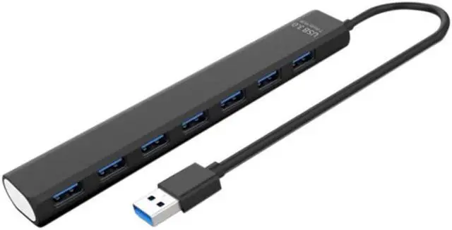 Main image of High Speed 5GBPS USB Separator 3.0 Hub 7 Ports with Independent Switch Expansion Hub USB3.0