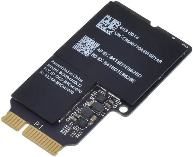 Main image of Dual Band 1750Mbps BCM94360CD 802.11AC WIFI Wireless BT 4.0 Bcm94360Cd Native Card Airdrop for Hackintosh Mac OS