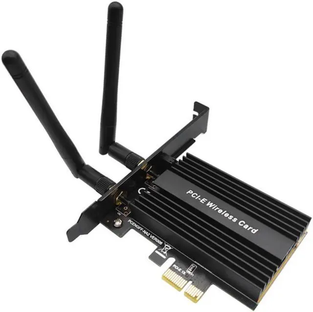 Alt view image 2 of 3 - Bluetooth 5.1 PCI-E to NGFF M.2 WIFI Wireless Module to AX200 WIFI6 Wireless Network Card Adapter Converter