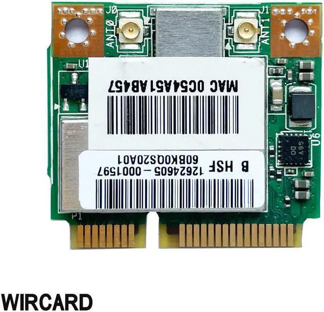 Alt view image 2 of 3 - BCM943228HM4L  Half Mini PCI Express Wireless Adapter Dual Band 802.11a/b/g/n Wlan WIFI Card