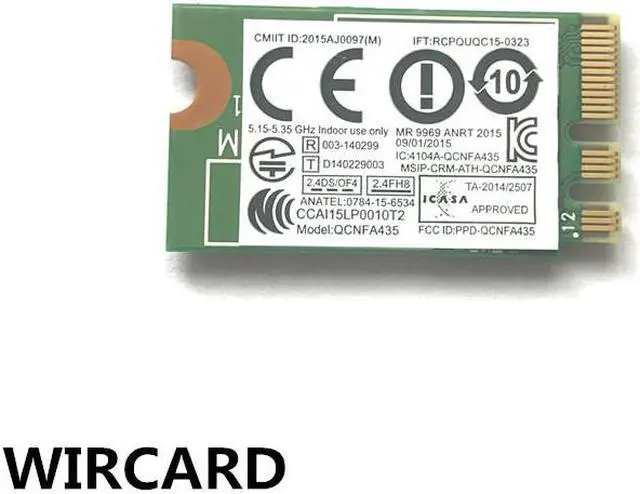 Alt view image 3 of 3 - Wireless Adapter Card  QCA9377 QCNFA435 802.11AC 2.4G/5G NGFF WIFI CARD BT 4.1 For Lenovo AIO-700-22ISH C20-00