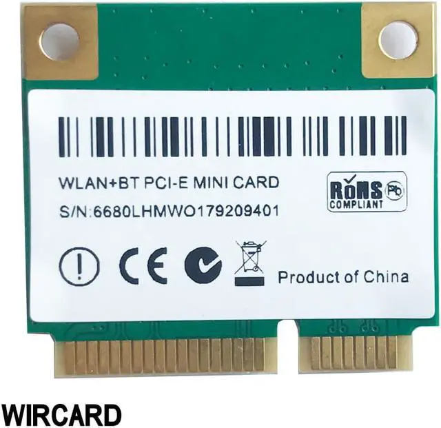 Alt view image 2 of 3 - MC-AC7265 Dual Band mini PC-E WIFI CARD for intel 7265AC 802.11ac 2x2 WiFi +  BT4.2