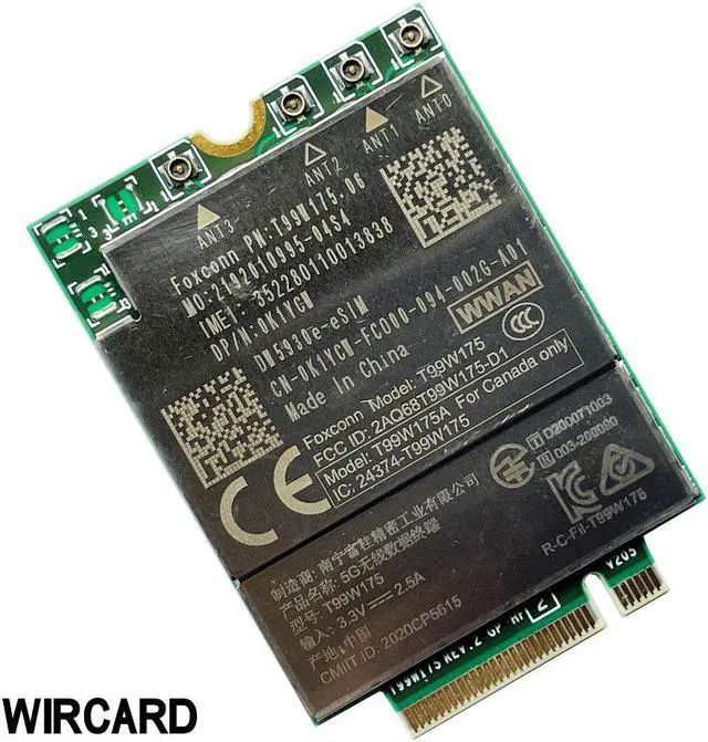 Alt view image 3 of 3 - T99W175 DW5930e-eSIM X55 5G Module DP/N 0K1YCW for dell laptop Latitude 5430 7330