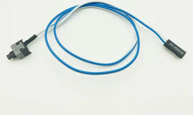 Main image of 10Pcs 2Pin 50cm SW PC Power Cable on/off Push Button ATX Computer Switch Wire Power SW Switch Cable Re-start Cord for BTC Mining
