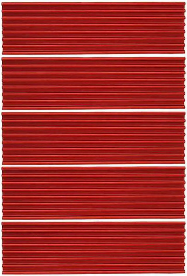 Main image of 5PCS M.2 Heatsink SSD Aluminium Alloy PCI-E NVMe M.2 2280 SSD Heatsinks Radiator PC Cooling Heat Dissipation Radiator Red Color