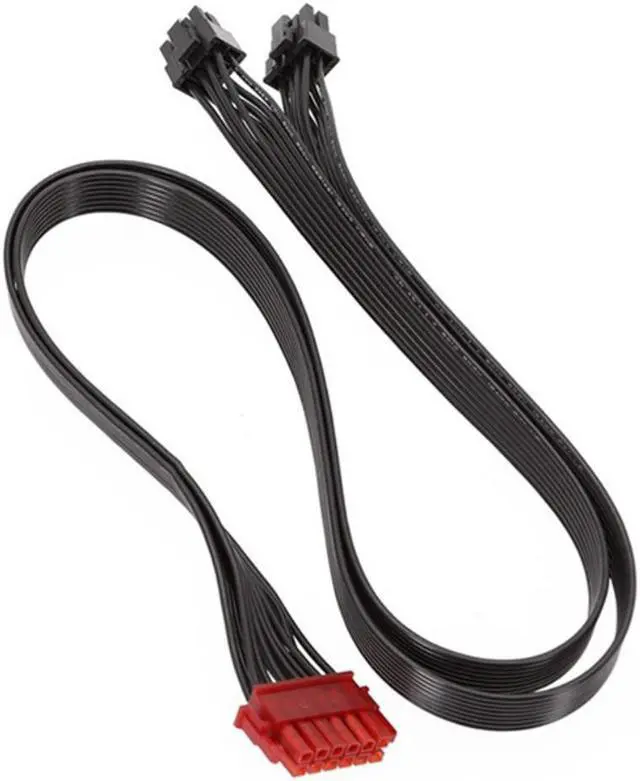 Alt view image 5 of 6 - 3Pcs 12Pin To Dual Pci-E 8Pin (6 + 2Pin) Power Cord For Psu Graphics Card Line Cable For Enermax Power Module Cable