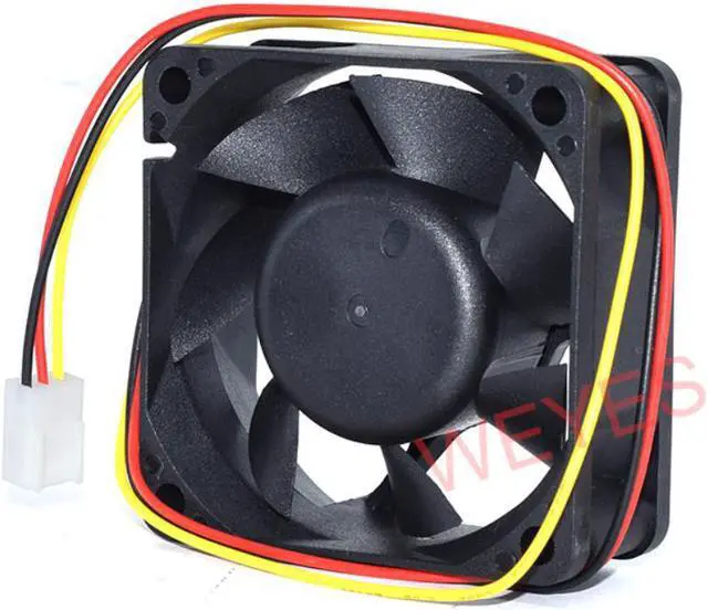 Alt view image 4 of 4 - F6025X24B DC24V 0.250A 60mm * 60mm * 25mm Three Lines Cooling Fan