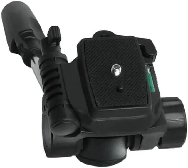 Alt view image 3 of 4 - Video Camera Accessories Tripod Head Tripod Stand Mount Camera Positioning Bolt+Level Gauge Vertical+Lock Knob+Horizontal