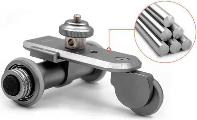 Alt view image 3 of 4 - Electric Auto Dolly Rail Camera Car Mini Three-Wheeled Trolley Macro Shooting Trolley Dolly for Photography