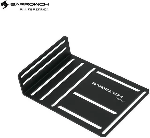 Alt view image 2 of 3 - Barrowch square water tank external fixed bracket DIY computer water-cooled expansion water tank FBREFR-01