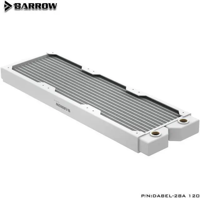 Alt view image 3 of 3 - Barrow (Thick:28MM)Dabel-28a 240MM High Density Single Wave Copper Water Cooling Radiator 28MM