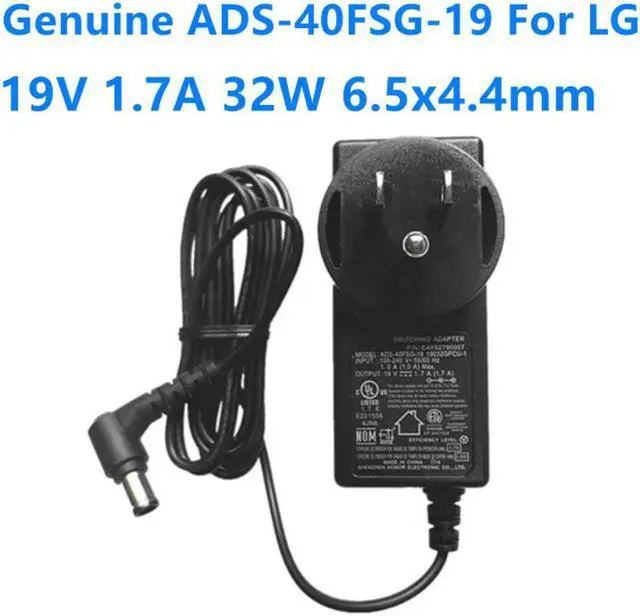 Main image of 19V 1.7A ADS-40FSG-19 AC Switching Adapter For LG LCAP16A-A E2242C IPS277 FLATRON SCREEN Monitor Power Supply Charger