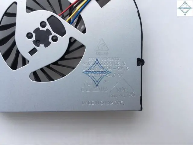 Alt view image 2 of 2 - for HP ProBook 450 G1 450G1 455 G1 470 KSB06105HB CM16 laptop cpu cooling cooler fan DC 5V 0.40A 23.10754.0014PIN