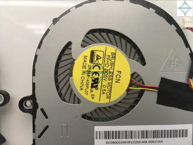 Alt view image 2 of 2 - for ACER E5-573G E5-571G E5-571 E5-471G E5-471 E5-552G V3-472G V3-572G laptop cpu cooling fan DFS561405FL0T FFHD