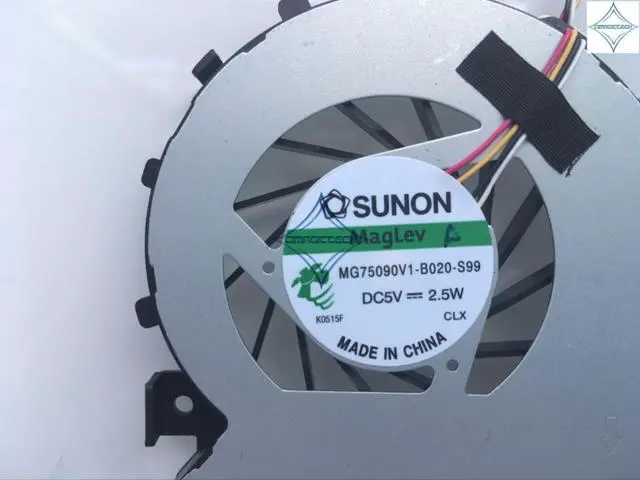 Alt view image 2 of 2 - for Acer Aspire 5553 5553G notebook laptop cpu cooling fan MG75090V1-B020-S99 AB8305HX-EDB