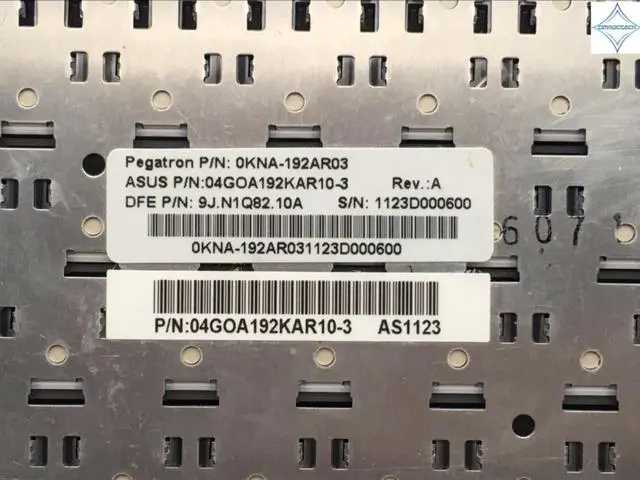 Alt view image 3 of 3 - for  ASUS EPC EEE PC 1001 1001HA 1005HA 1005 HA 1005 1005HD 1008 1008HA US laptop keyboard 0KNA-192AR03