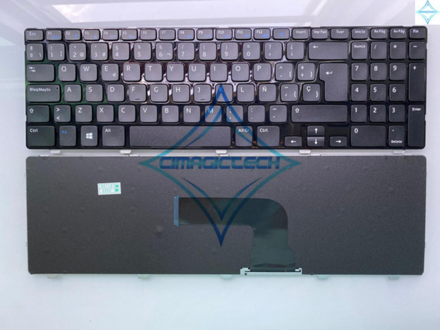 Replacement US Layout Black Keyboard With Frame For Dell Inspiron 15 3521 3537 5521 5537