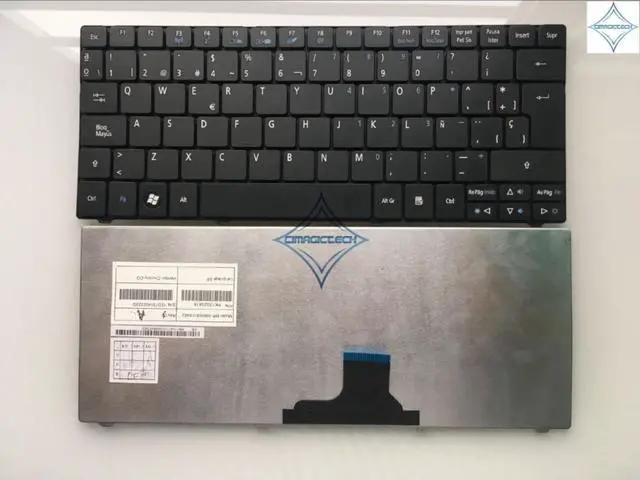 Main image of for Acer One 751 110 721 521 ZA3 ZA5 ZA8 AO751 1410 1810TZ 1810Z SP spanish notebook laptop keyboard teclado MP-09B96E0-6982
