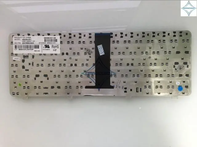 Alt view image 2 of 3 - for HP Compaq 6720 6720s 6520s 6520 540 541 550 Uk united kingdom  notebook  laptop keyboard teclado 455264-031 V061126AK1