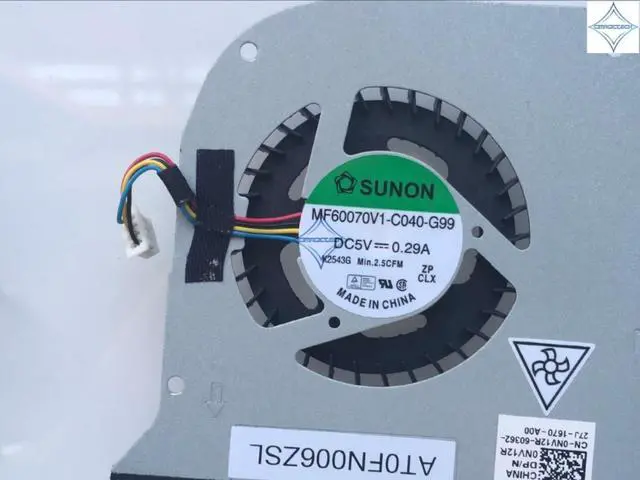 Alt view image 2 of 3 - for DELL Latitude E6320 SUNON MF60070V1-C040-G99 E6320 laptop cpu cooling fan 0NV12R AT0FN006ZSL