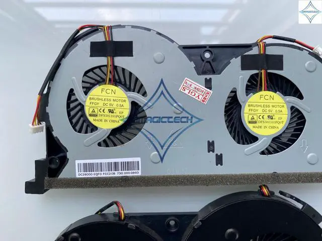 Alt view image 2 of 3 - for Lenovo Y50 Y50-50 Y50-70 Y50-70AS Y50-70AM DFS501105PQ0T FFGY EG60070S1-C060-S99 Laptop Cpu Cooling Fan