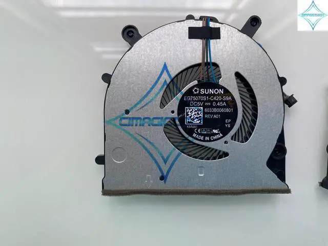 Alt view image 2 of 2 - For HP ProBook 650 G4 G5 EG75070S1-C420-S9A 6033B0060801 Laptop Notebook Cpu Cooler Cooling fan