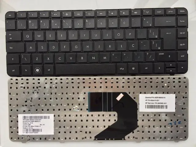 Main image of for HP Pavilion G4 G43 G4-1000 G6 G6S G6T G6X G6-1000 635 Q43 CQ43 CQ57 G57 430 br Brazilian laptop notebook keyboard 636413-201