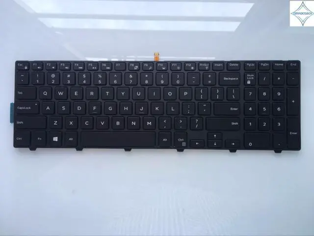 Main image of For Dell Inspiron  15-3000 15R 15 3000 15 5000 17-5000 5547 3542 5542 US English Notebook Laptop Keyboard With Frame Backlit