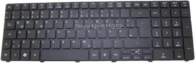 Main image of German GR Keyboard For ACER 5810T V104730BK1 GR 90.4CD07.S0G KB.I170A.067 SG-52500-87A PK130C94A18 KB.I170A.174 KB.I170A.155