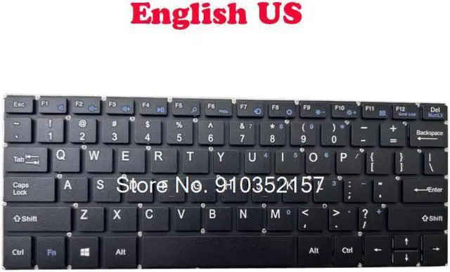 Main image of Laptop Keyboard For Jumper For EZBook X1 YXT-NB93-111 MB2547012 English US No Frame
