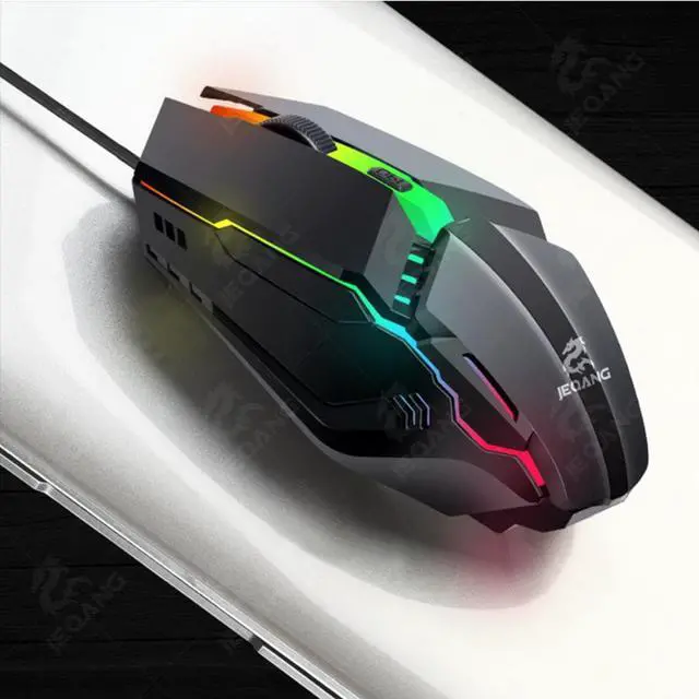 Alt view image 3 of 4 - USB Wired Gaming Mouse 2400DPI Adjustable 4 Buttons LED Optical Professional Gamer Mause Computer Mice for PC Laptop Mouse Gamer