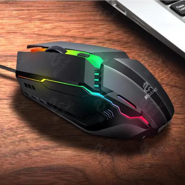 Alt view image 4 of 4 - USB Wired Gaming Mouse 2400DPI Adjustable 4 Buttons LED Optical Professional Gamer Mause Computer Mice for PC Laptop Mouse Gamer