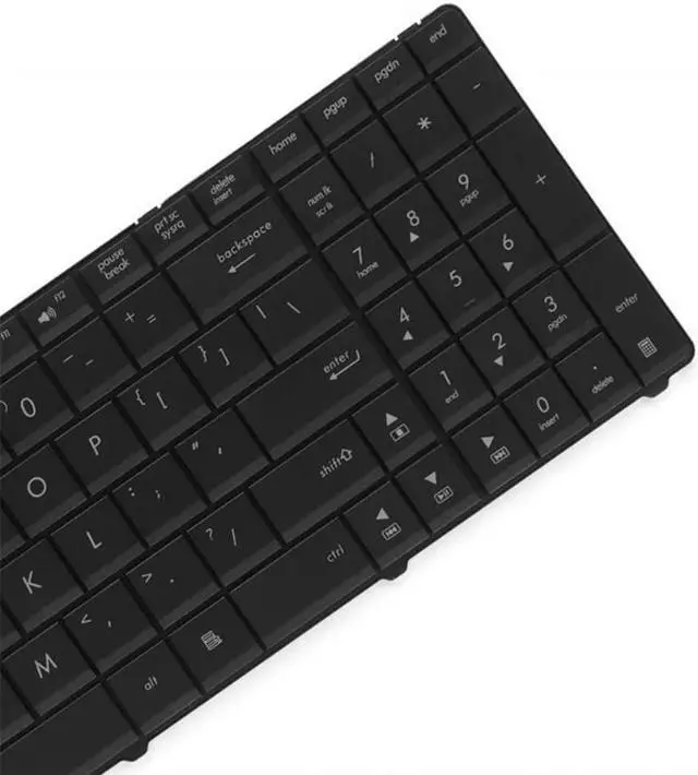 Alt view image 4 of 4 - Keyboard Replacement Without for Asus n53 k54l x55 x55u x55a x54c x54h x55vd x55c r500 f55 f75 Series Laptop Black US Layout