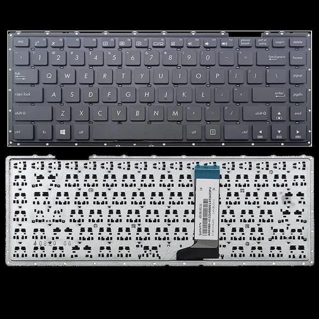 Alt view image 4 of 4 - Keyboard for Asus Laptop X451 X451C X453M K455L X455L X451CA X451M X451MA X451MAV Replacement of Keyboards No Backlit Dns US