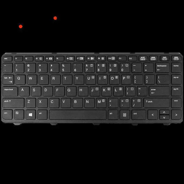 Alt view image 2 of 4 - US Positivo Notebook Keyboard for Laptop Dns Clevo for HP PROBOOK 640 645 G1 Black Without Pointing Stick