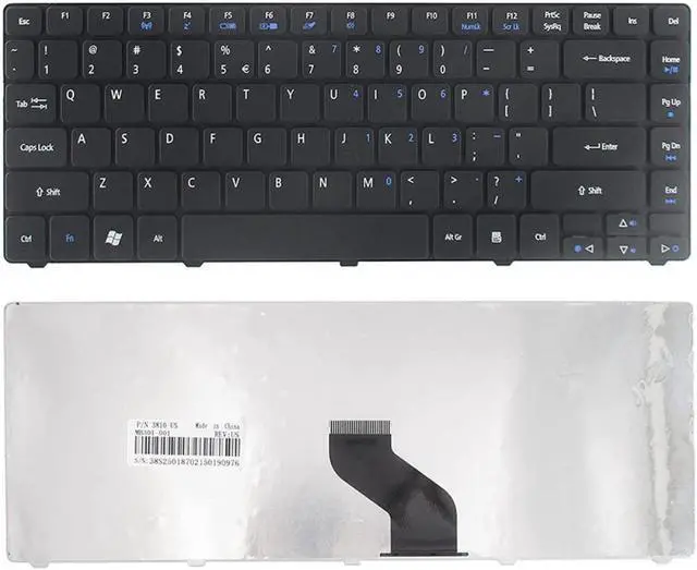 Alt view image 4 of 4 - Keyboard Replacement Compatible for Acer Aspire 3810 4250 4253 4330 4738 4743 Series Laptop Black US Layout