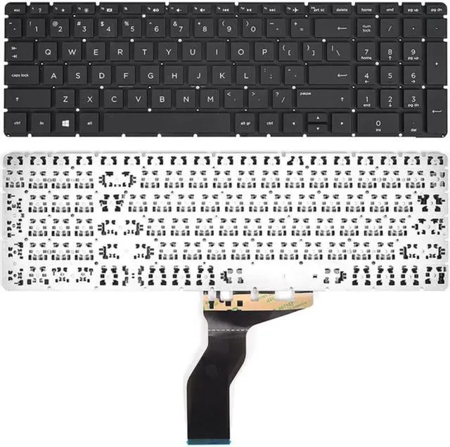 Main image of Replacement Keyboard for HP Pavilion 15-dy 15-dw 15-cs 15-cc 15-ch 15-bs 15-bw 250 255 256 g6 Series Laptop Black US Layout