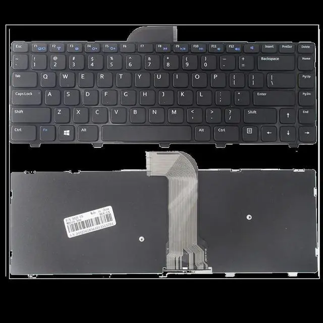 Alt view image 4 of 4 - US Notebook Replacement of Keyboards Intelbras Clevo Dns for Dell 14-3421 3437 14R-5421 Vostro 2421