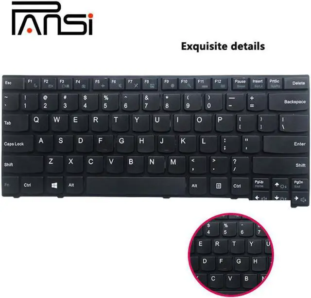 Alt view image 2 of 4 - for Lenovo Notebook Keyboard E40-70 E40-30 E40-45 E40-80 E40-81 E41-70 E41-80 Replacement Dns Shop Clevo Cheap Packard Bell US