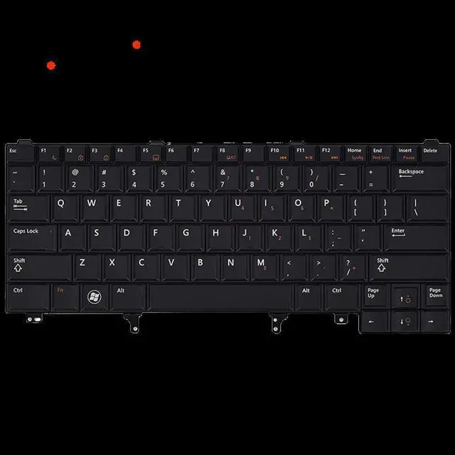 Alt view image 2 of 4 - US Keyboard Black for Laptop for Dell E6220 E6230 E6430 E6420 E6440 E5420 E6320 E6330 Positivo Notebook