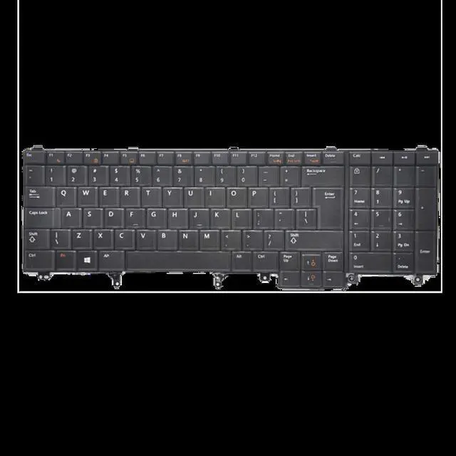 Main image of US Positive Notebook Replacement of Keyboards for Dell E5520 E5520M E5530 E6520 E6530 E6540