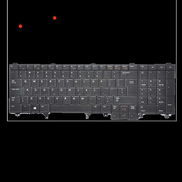 Alt view image 2 of 4 - US Positive Notebook Replacement of Keyboards for Dell E5520 E5520M E5530 E6520 E6530 E6540