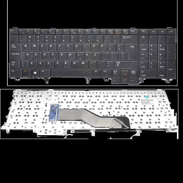 Alt view image 4 of 4 - US Positive Notebook Replacement of Keyboards for Dell E5520 E5520M E5530 E6520 E6530 E6540
