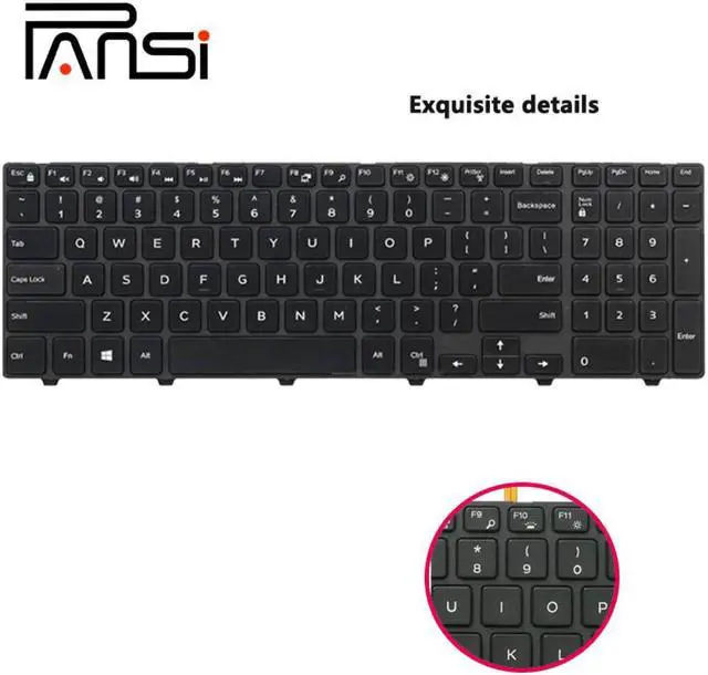 Alt view image 2 of 4 - for Dell Notebook Keyboard 15 3546 3565 3558 3549 3559 Inspiron 15-3000 5542 5543 5545 Replacement Clevo Cheap Packard Bell US